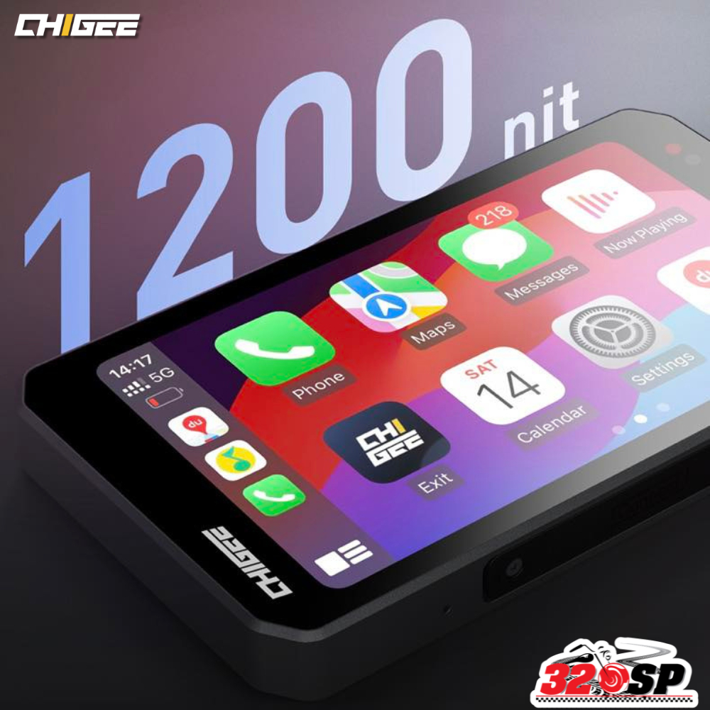 รับประกัน 1ปี !! กล้องติดรถมอเตอร์ไซค์ CHIGEE AIO-5 EVO มาใหม่ ของแท้!! ส่งไว!! 320SP ราคา ถูกที่สุด ดีลบีเคเค แกลเลอรีภาพที่ 6