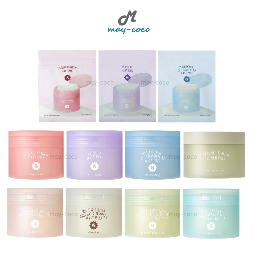 ถูก/แท้/มีไลฟ์ โทนเนอร์แพด Supermom Jelly Pad ซุปเปอร์มัม แผ่นมาสก์ Toner Pads บำรุงผิวหน้า หน้าฉ่ำ 