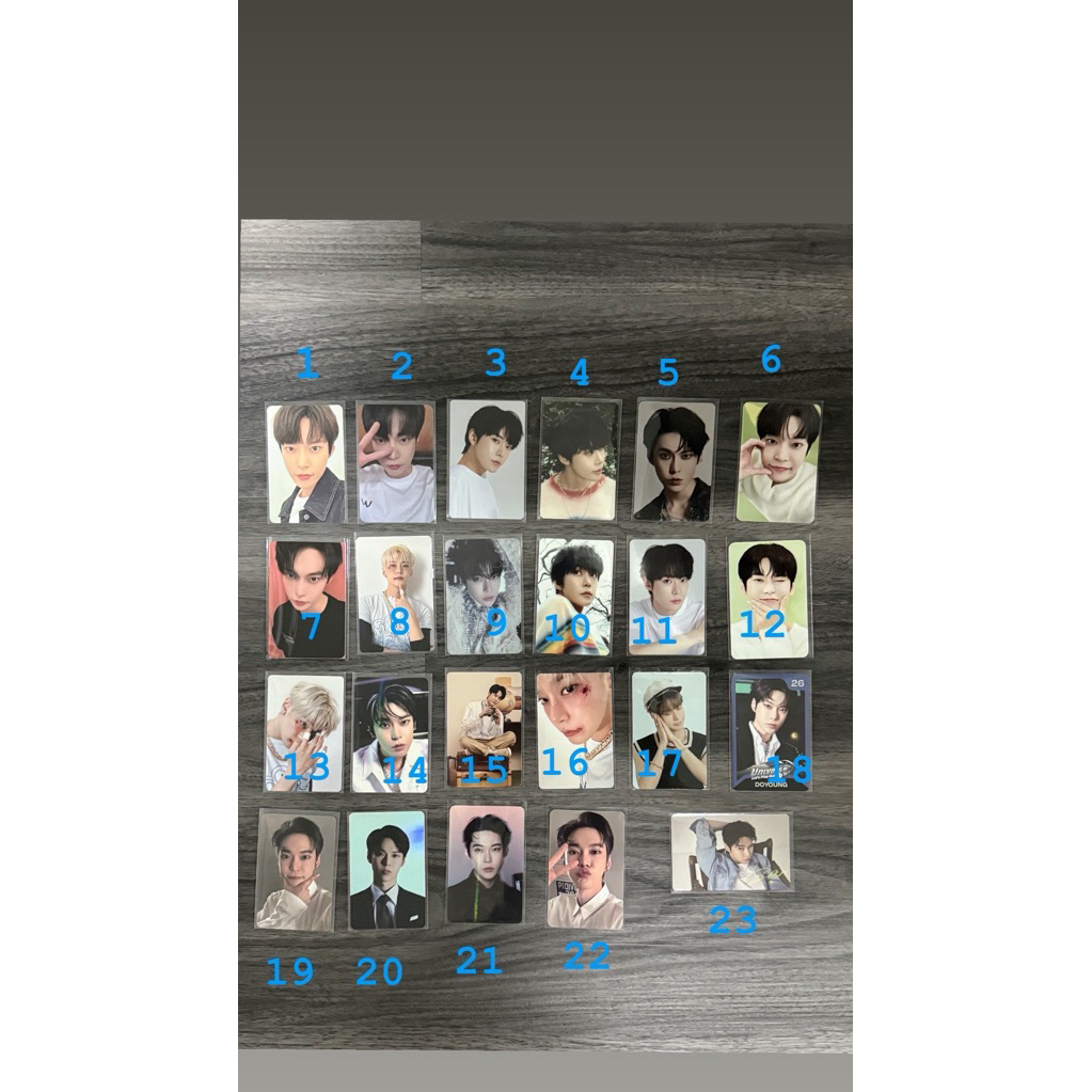 [พร้อมส่ง] การ์ดอัลบั้มnct nct โดยอง doyoung nct ไม่มีตำหนิ