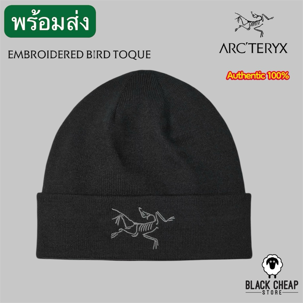 พร้อมส่ง (ของแท้ 100%) Arc’teryx Embroidered Bird Toque Beanie
