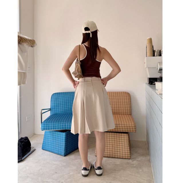 !NEW EMILYYY Y2K SKIRT! กระโปรงสไตล์ Y2K ดีเทลจีบรอบตัว ซิปหลัง* ลุคเกาหลีเกาจัยย รูปที่ 6