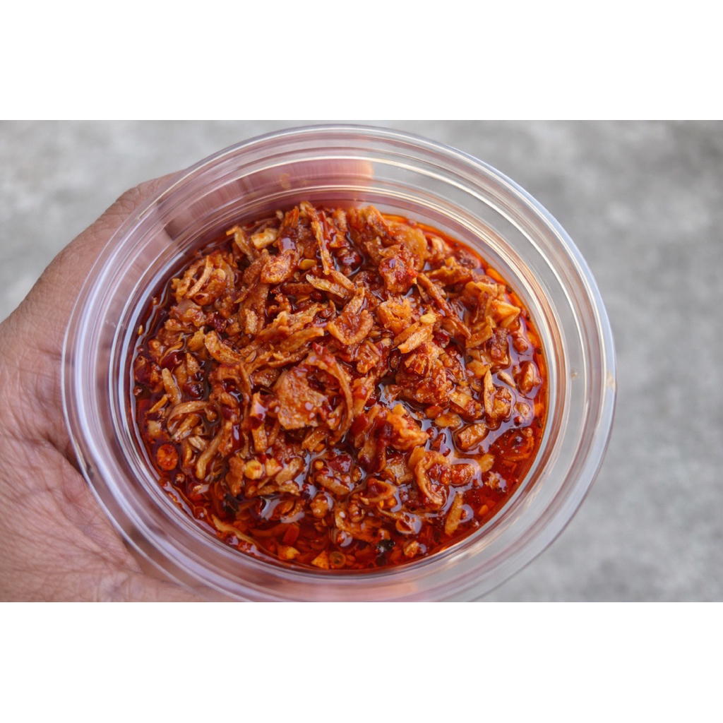 พริกผัดหอมเจียวน้ำมันมะพร้าวคีโตไม่มีผงชูรสราคา69บาทน้ำหนักสุทธิ130กรัม - รูปที่ 2