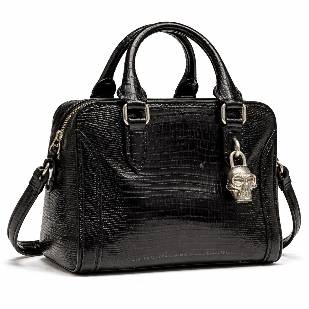 Alexander Mcqueen Skull Zip Tote