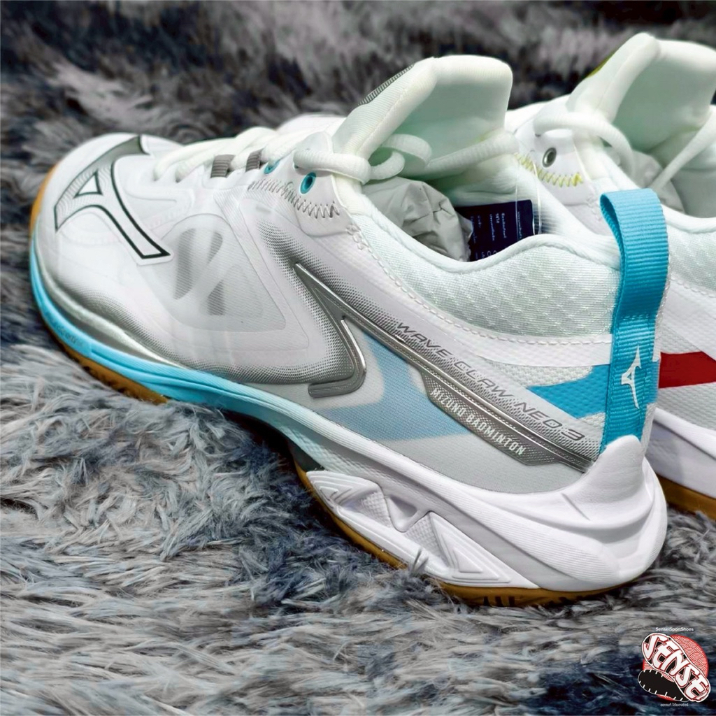 🌈✨.ใส่โค้ดSENSEI300ลด10%🌈✨รองเท้าสีทูโทนWAVE CLAW NEO3 อินดอร์/แบดมินตัน มิซูโน่  By SenseiSportsShoesพร้อมส่ง - รูปที่ 5