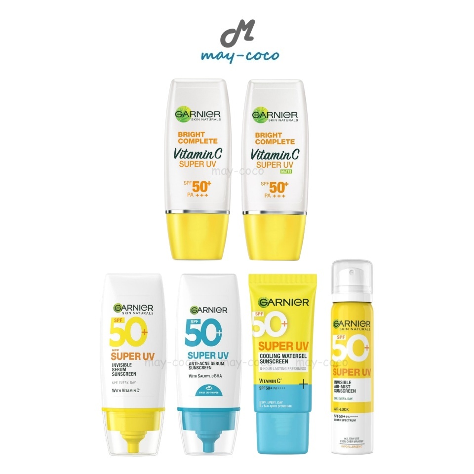ถูก/แท้/มีไลฟ์ กันแดด Garnier Skin Naturals/Super UV Invisible Air-Mist Sunscreen การ์นิเย่ ครีมกันแดด สเปรย์กันแดด