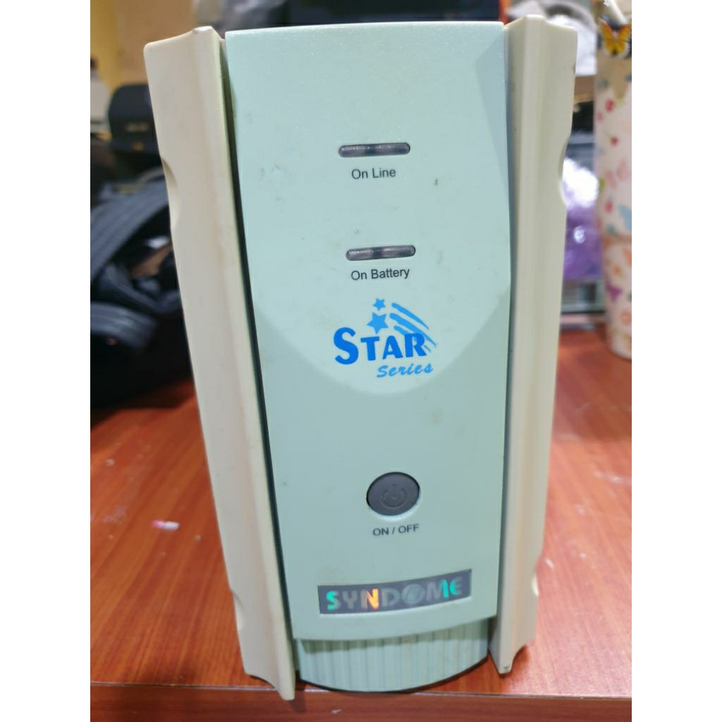 เครื่อง UPS Syndrome Star Series 500VA มือสอง ไม่มีแบต