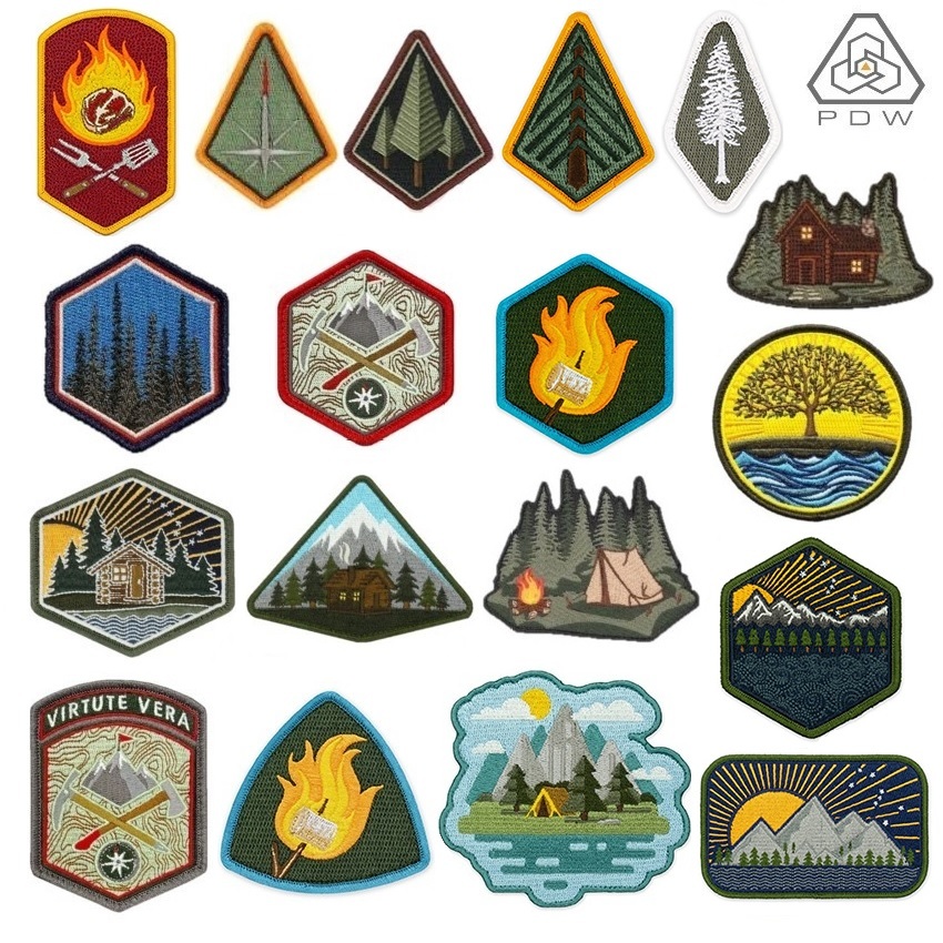 PDW Morale Patch รวมแถบเครื่องที่แสดงถึงการผจญภัย การตั้งแคมป์ สำหรับผู้ที่หลงใหลชีวิตกลางแจ้ง โดย TANKstore