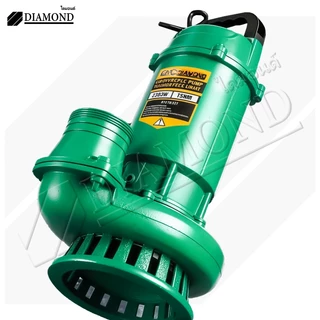 Diamond ปั๊มแช่ไฟฟ้า ปั๊มจุ่ม ปั๊มแช่ 3 นิ้ว ปั้มแช่ดูดโคลน 2200W สายไฟ 8 เมตร มอเตอร์ทองแดงแท้ 100% แรงดันสูง