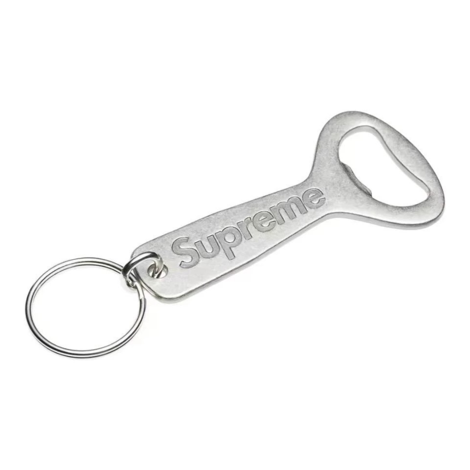[ 💥 ส่งฟรี 444.-] พร้อมส่ง 📦 ที่เปิดขวด Supreme 24FW Bottle Opener Keychain Sliver
