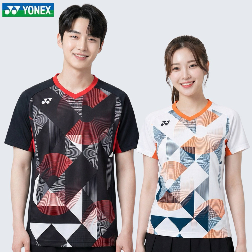 เสื้อแบดน้องวิวกุลวุฒิรุ่นใหม่ล่าสุดส่งจากไทยผ้าดีงามแท้ ส่งเร็วส่งไว้ เสื้อกีฬาYY สั่งสกรีนชื่อ ลวดลายหรือโลโก้เพิ่มได้