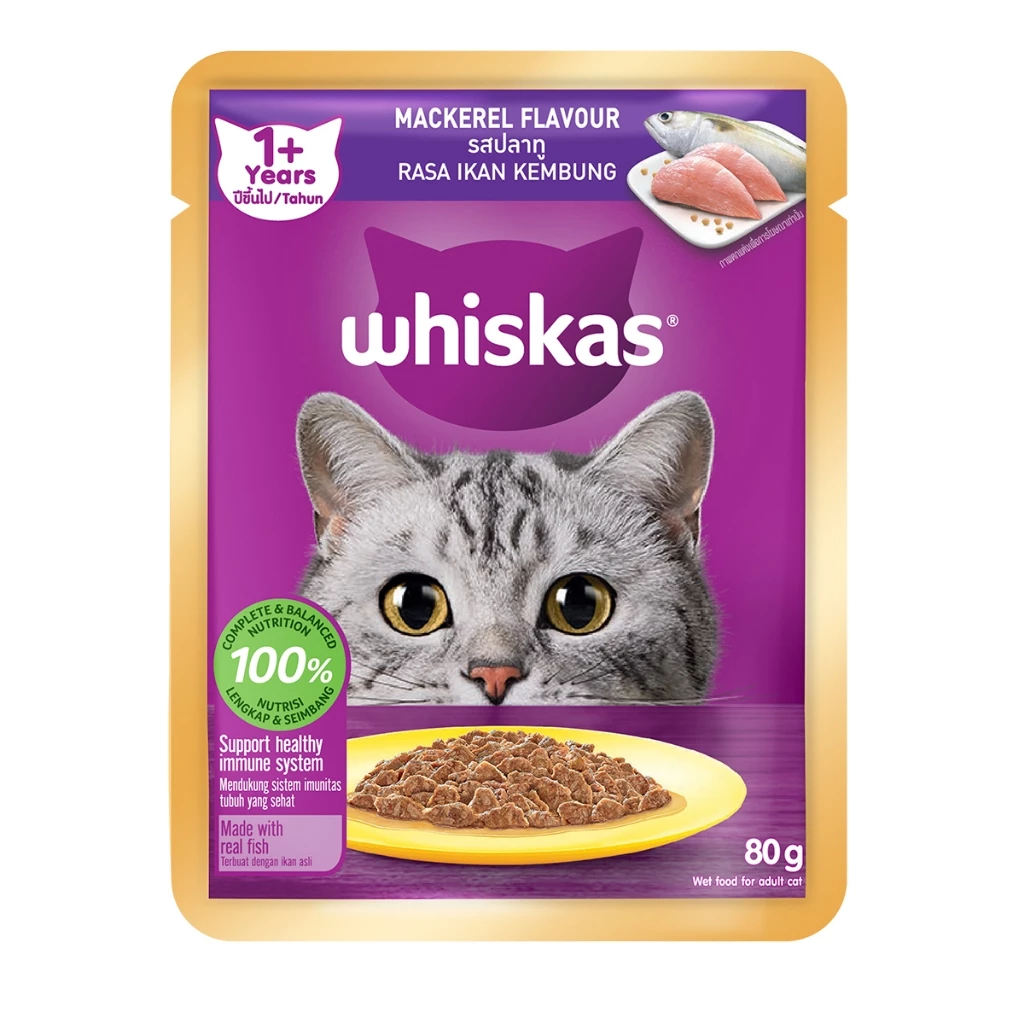 [48 ฟรี 12] WHISKAS วิสกัส อาหารเปียกแมว ลูกแมว แมวโต แมวสูงวัย เลือกรสชาติได้ 80ก. thumbnail 10