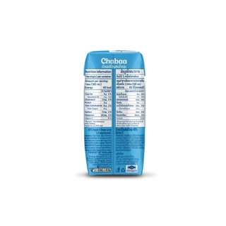 CHABAA น้ำแอปเปิ้ลผสมน้ำองุ่น 40% 180 มล. (18 กล่อง)