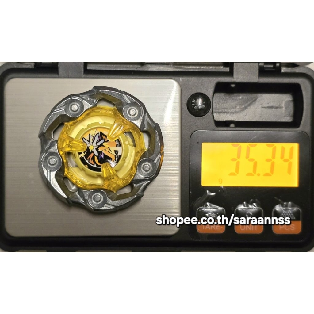 [พร้อมส่ง] เบลด​ Wizard Rod สีเหลือง​ มือ​1 A1/A2 เบลดหนัก​ 35.34 g BeybladeX Taraka Tomy ของแท้​