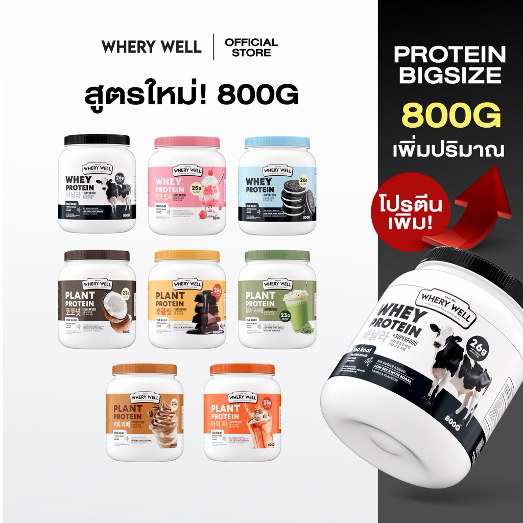 สินค้าพร้อมส่งตะกร้าบริษัท Whery well  1แถม1 โปรตีนกระปุกใหญ่ โปรตีนพืช เวย์โปรตีน เวรี่เวลโปรตีน