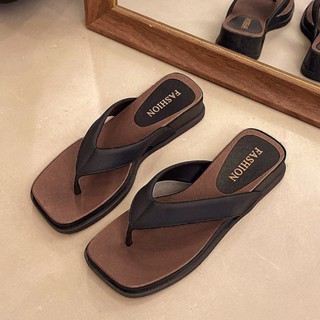 Shoes Studios รองเท้าแตะลำลองสำหรับผู้หญิงในฤดูร้อน สวมใส่สบ…