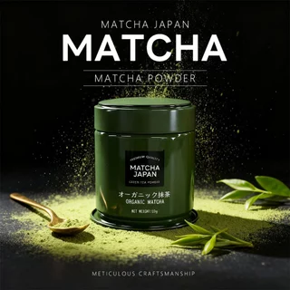 Japan matcha ของแท้ 100% จากญี่ปุ่น ผงมัทฉะพรีเมี่ยม 50 กรัม ไม่มีสารเติมแต่ง สี กลิ่น ครีมเทียม รสชาติไม่ขม ไม่ฝาด