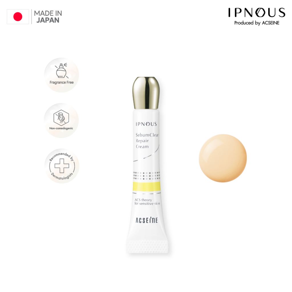 ACSEINE - IPNOUS SebumClear Repair Cream คอนซีลเลอร์รีแพร์ ครีมแต้มสิว กลบสิวพร้อมดูแลสิว รอยดำสิว
