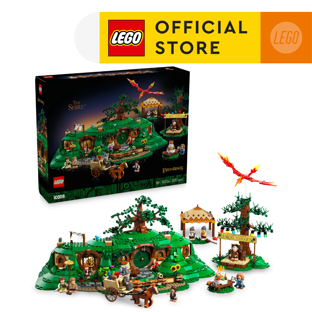 LEGO Icons 10354 The Lord of the Rings: The Shire (2017Pcs.), Building Blocks, Kids Toy
