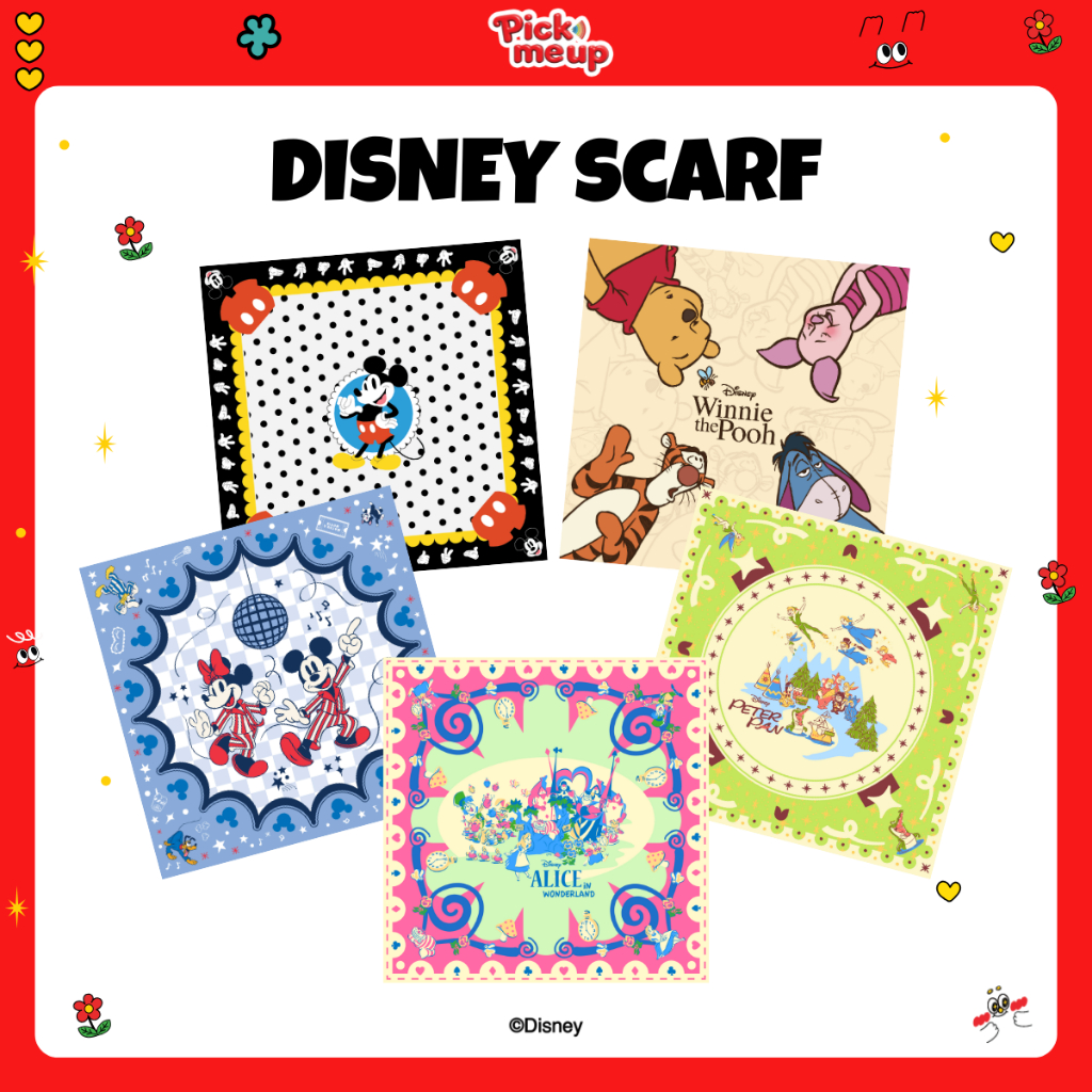 PickMeUp ผ้าพันคอ ลิขสิทธิ์ Disney