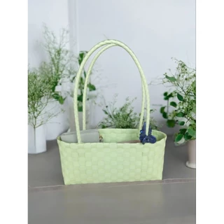 กระเป๋าสานมินิสะพายบ่า s