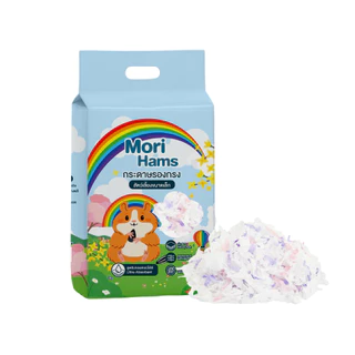 (แพคเกจใหม่) กระดาษรองกรง Mori-Ham (450g) สำหรับ รองกรงหนูแฮมเตอร์ รองกรงทิชชู่ ไร้ฝุ่น 99%