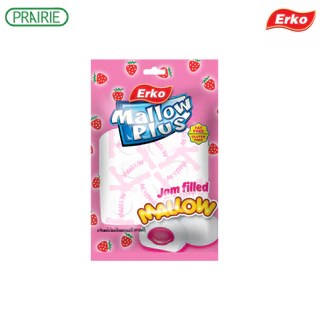 เออโก้ มาร์ชแมลโลว์สอดไส้ รสสตรอเบอร์รี่ 100 กรัม / Marshmallow Filled with Strawberry 100 g.