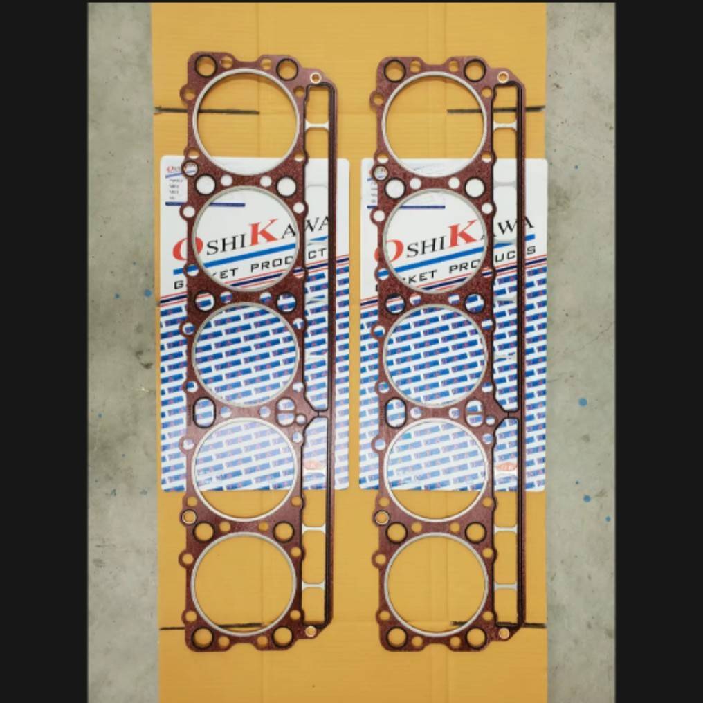 ปะเก็นฝาสูบ Nissan RE10 STD ราคาต่อ 1 ชุด ได้ 2 ชิ้น UD oshikawa พร้อมส่ง