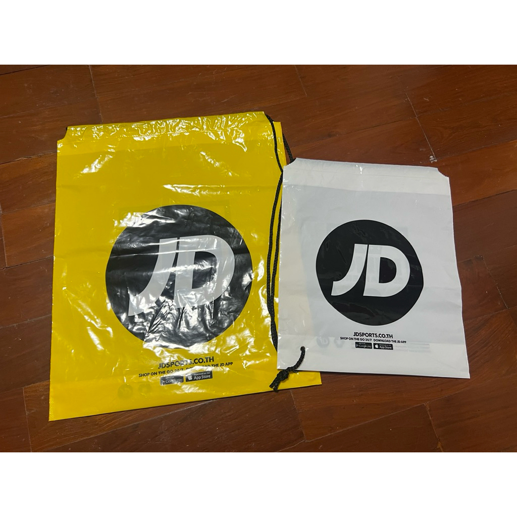 ถุงพลาสติก ยี่ห้อ JD Sport ของแท้ 100%