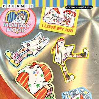 สติกเกอร์ | jaifu v.6 | PVC die-cut100% ไอเลิฟมายจ๊อบ กันน้ำ ลอกไม่เป็นคราบ