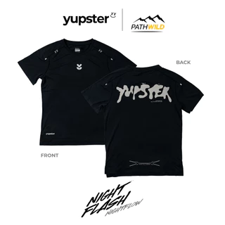 YUPSTER UNISEX RUNNING T-SHIRT NIGHTFLASH COLLECTION เสื้อวิ่ง Yupster รุ่น Nightflash ผ้าแห้งเร็ว ลดการเสียดสี