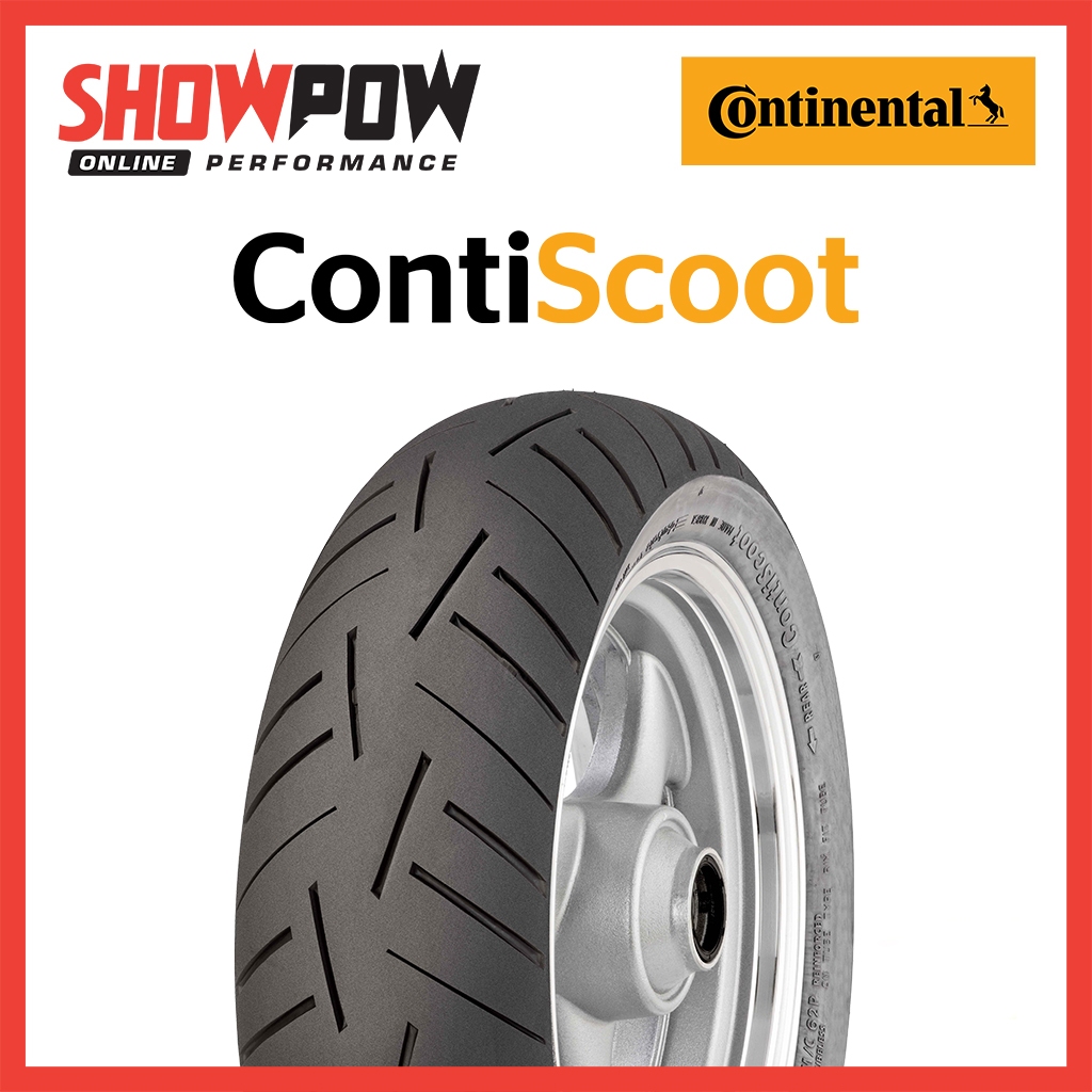 (พร้อมส่ง!) ยาง Continental ContiScoot ( ขายแยกไซส์ ) ยางมอเตอร์ไซค์ ยางคอนติเนนทอล ยางคอนติ