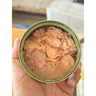 เซต 6 กระป๋อง ปลาทูน่าในน้ำเกลือ เนื้อก้อน ฝาดึง ขนาด 170-18…