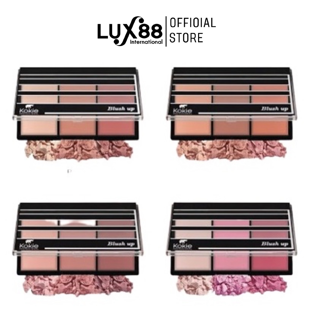 บลัชออน KOKIE Blush Up Blush Palette มี 4 เฉดสี