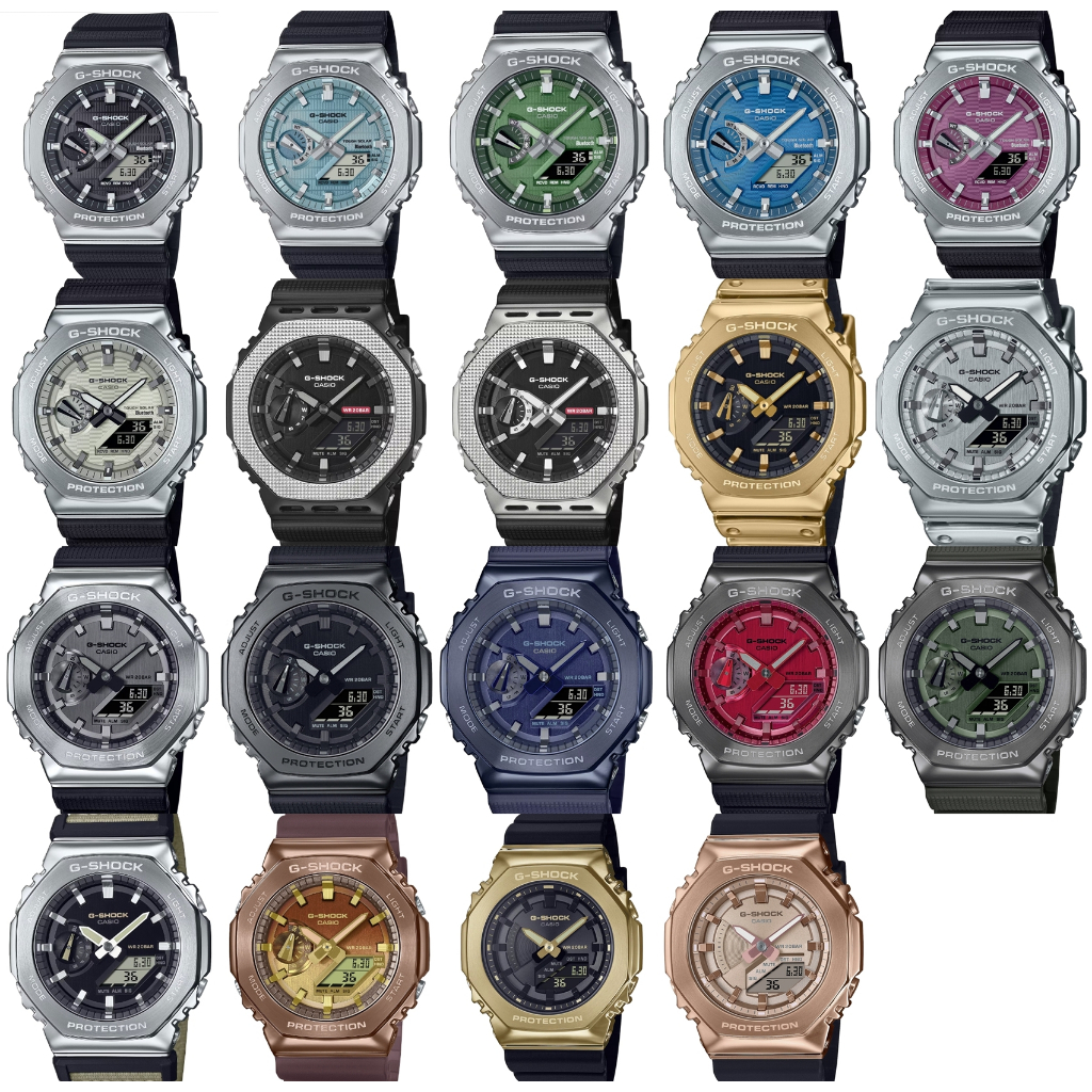 NEW GSHOCK GM-2100 GBM-2100 GM-S2100 44.4 มม ประกันศูนย์  1 ปี