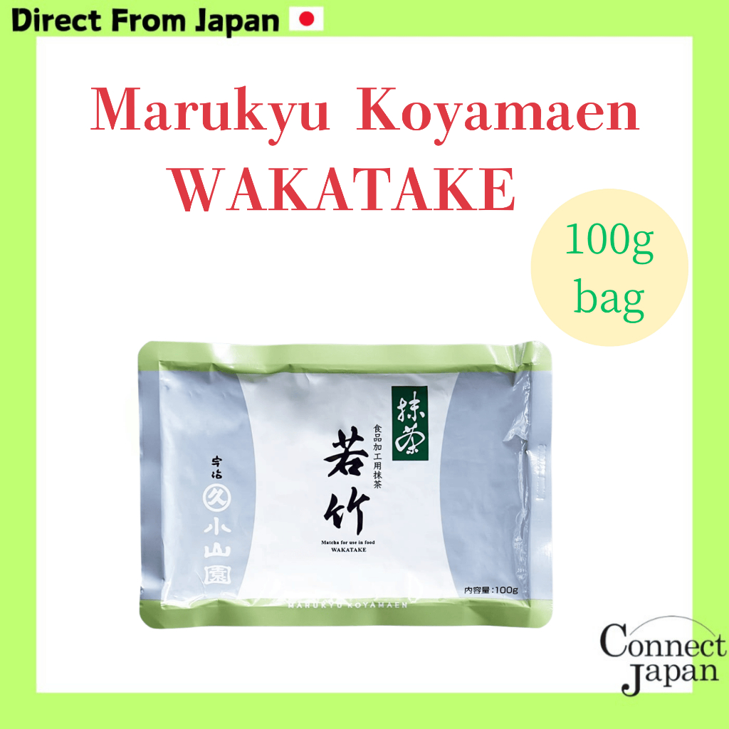Marukyu Koyamaen  Matcha  WAKATAKE 100g(bag type）【Direct from Japan】