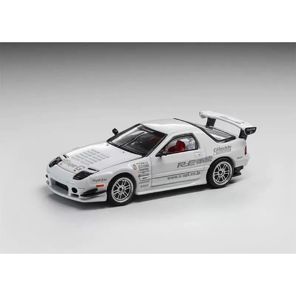 【พร้อมส่ง】 – Diecast Model – POP RACE – PR640260 Mazda RX-7 FC3S RE-Amemiya (1:64) ⚪🔥