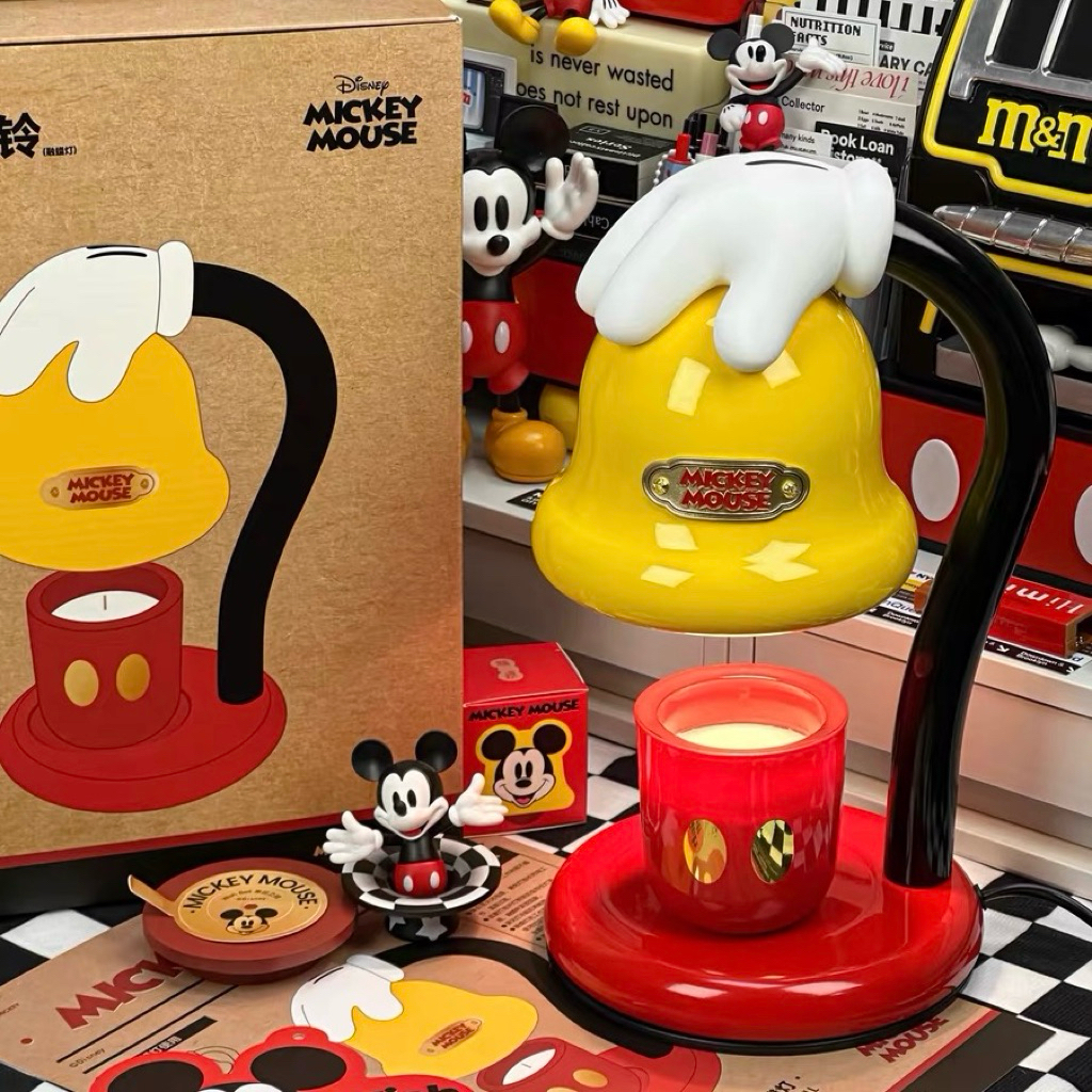 (Pre-order) โคมไฟอุ่นเทียน Mickey Mouse by Martubeแท้💯🕯️🔔 โคมไอุ่นเทียนหอม เทียนหอม