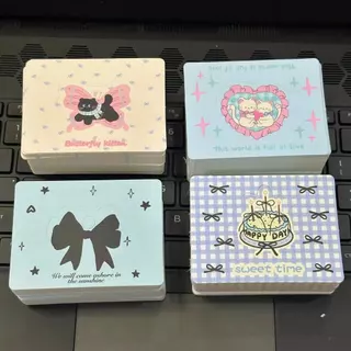 พร้อมส่ง🇹🇭 P001 กระดาษแพ๊คกิ๊บจำนวน 10 แผ่น แป้นติดกิ๊บ กระดาษติดกิ๊บ