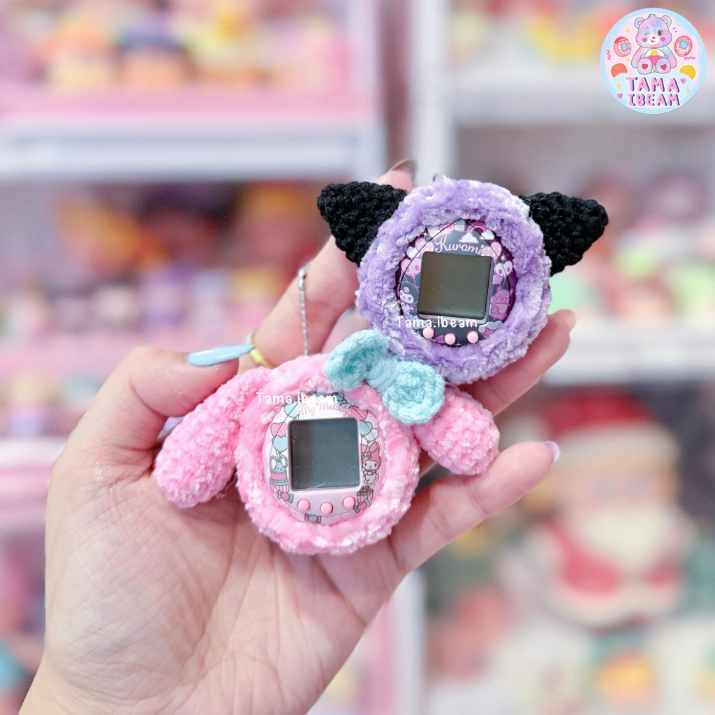 เคสไหมพรมทามาก็อตจิรุ่น NANO MELODY & KUROMI *เฉพาะเคส*