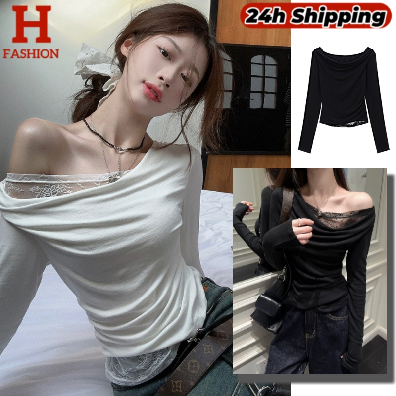HOT ราคาพิเศษวันนี้! เสื้อไหมพรมแขนยาว ไหมพรม สีพื้น ยืดตามตัว Y0321