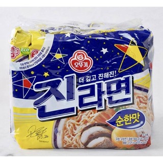 OTTOGI JIN RAMEN MILD (진라면 순한맛) 120gx5 โอโตกิ จินรามยอน สูตร…