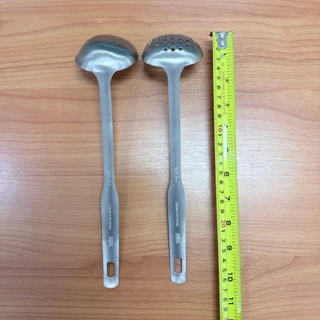 SB Stainless กระชอนมีรูลวกสุกี้ กระบวยตักสุกี้ กระบวยตักน้ำซุป กระชอนลวกจิ้มจุ่ม กระชอนลวกสุกี้แบบมีรู กระบวยสุกี้