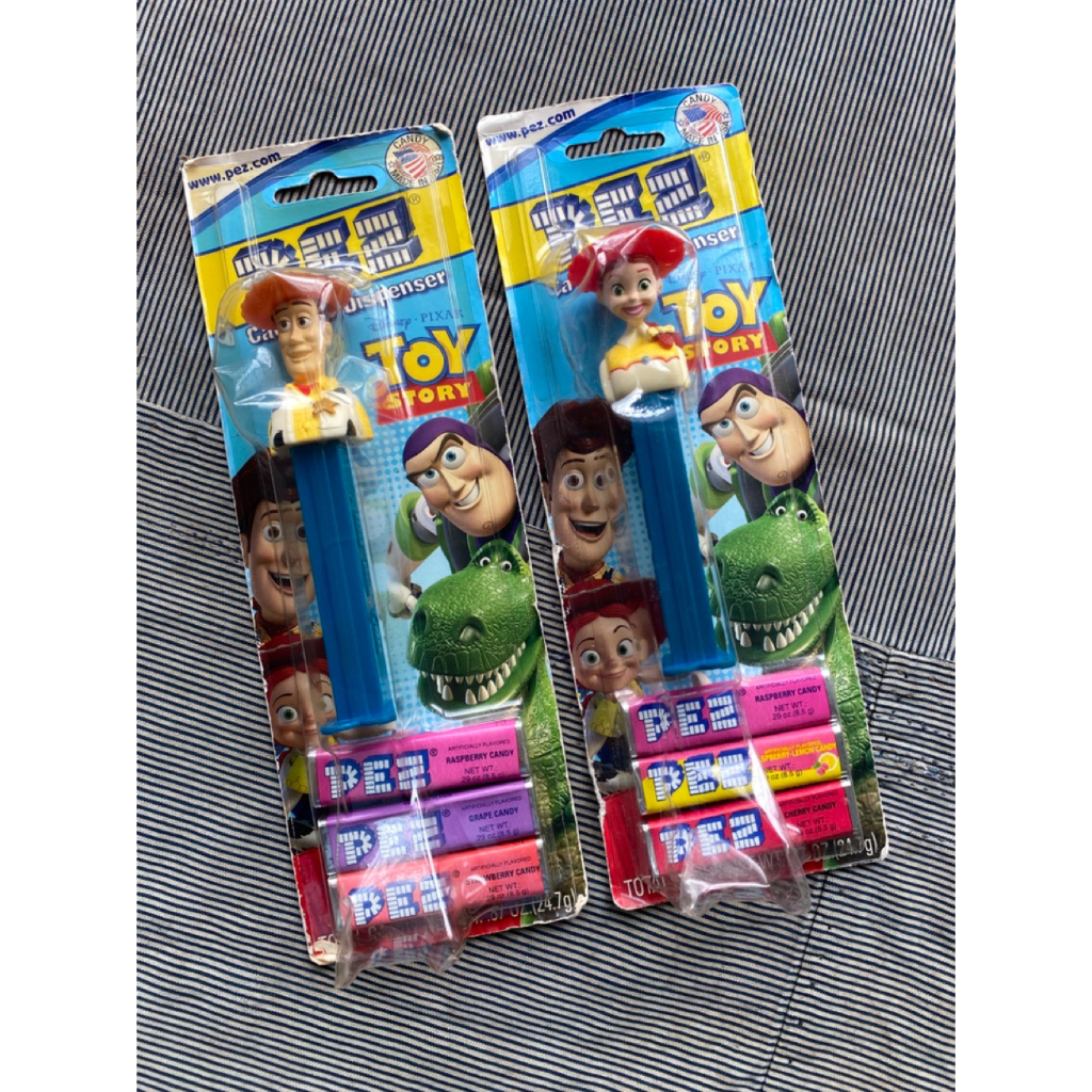 เครื่องจ่ายขนม Vintage pez candy & dispenser / toy story - ของใหม่ -