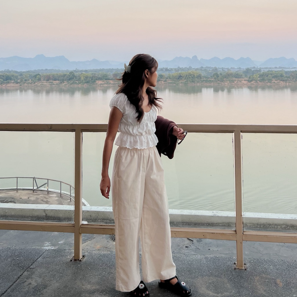 🤎 28BOTTOM05// กางเกงผ้าฝ้ายขายาว 🤎