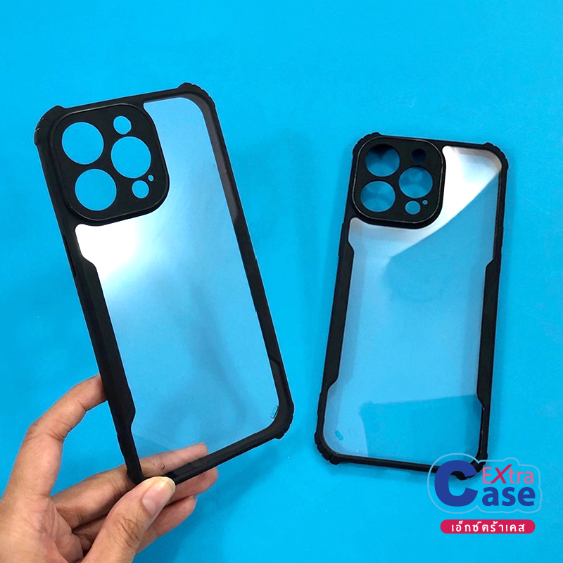 ส่งเร็ว เคสใสขอบดำ ซัมซุง/Samsung A05 A05s A06 A07 A15/5G A16/5G A17/5G มุมกันกระแทก มีกันเลนส์กล้อง