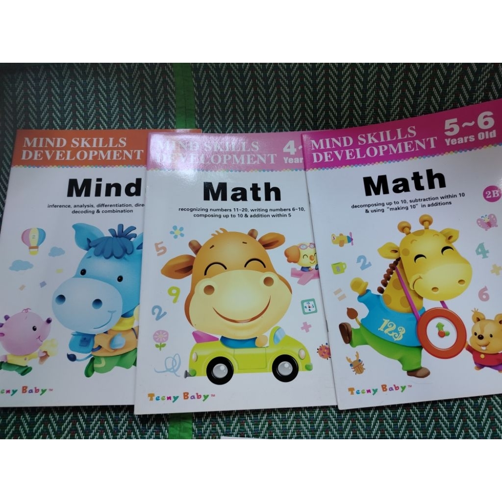 สมุดเสริมทักษะ​ ​Mind Skill​ ​Development. 4-6   ปี​ ชุด​ 3เล่ม