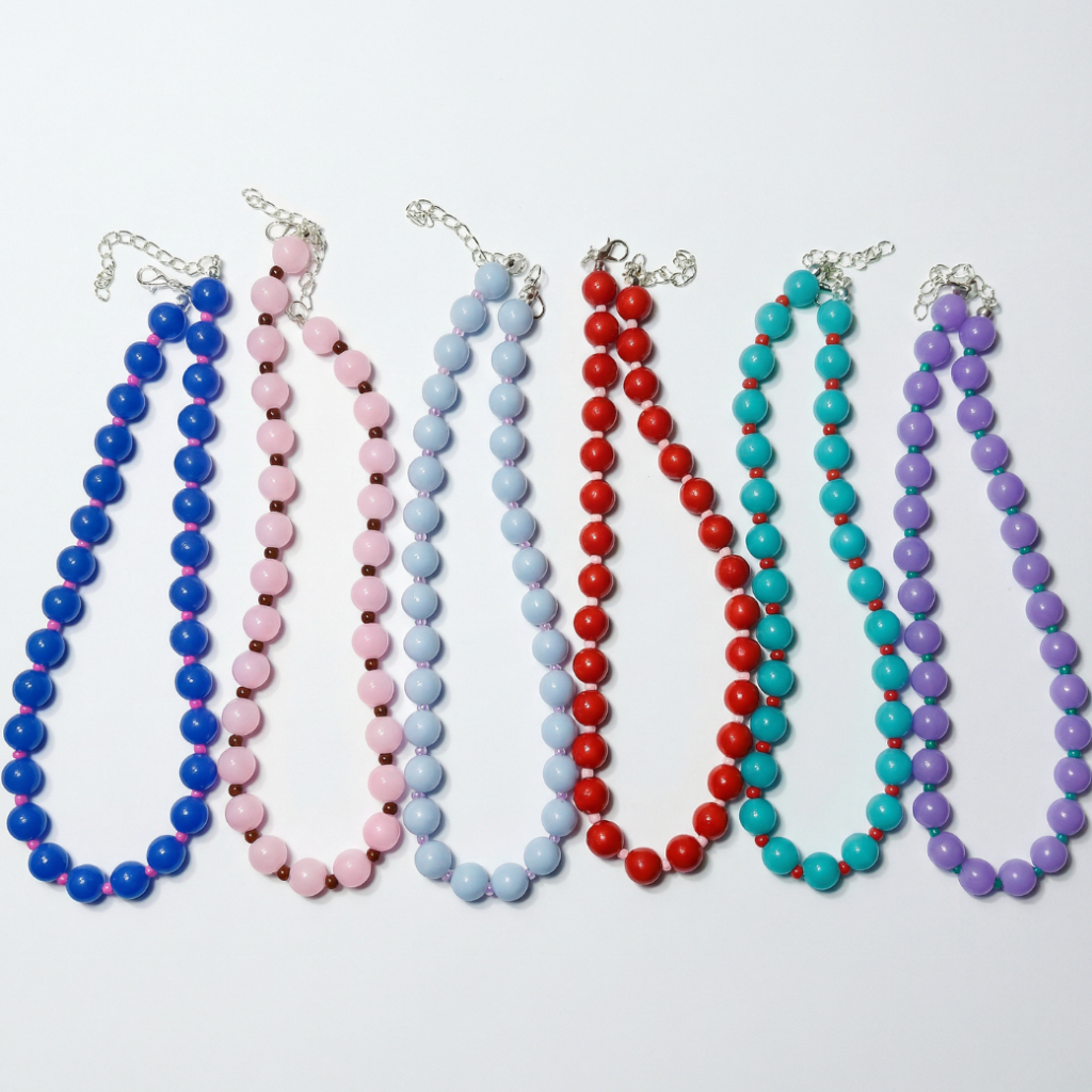 ✨สร้อยคอลูกปัดสไตล์เกาหลี Handmade | ละมุน ใส่ง่าย ทุกวัน 🤍