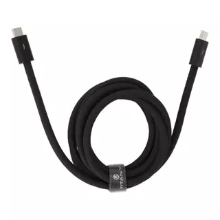 สายชาร์จ TITANV THUNDERBOLT 4 USB-C to USB-C 240W 1.5M. Knitting Black by Banana IT