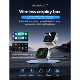 USB Dongle Wireless CarPlay Android Auto อะแดปเตอร์สมาร์ทมินิกล่อง carplay ไร้สาย WiFi