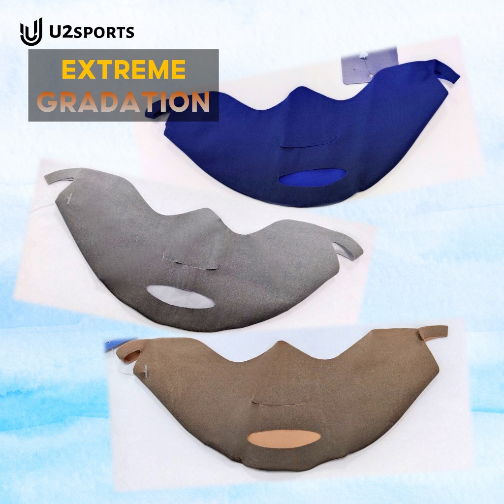 [U2SPORTS] หน้ากากกันแดด Extreme Gradation ไล่สีสวย กันUV99.9% ผ้าเกาหลีเย็น เปิดจมูกปาก ขับรถ